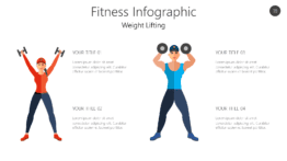 Man and woman weight lifters.