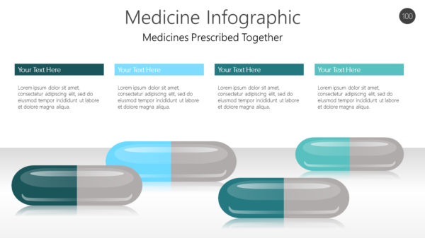 Health Medical Infographic 100 Medicine Infographic 4-pptinfographics