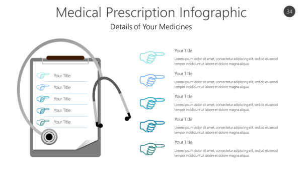 Medical Prescription Infographic