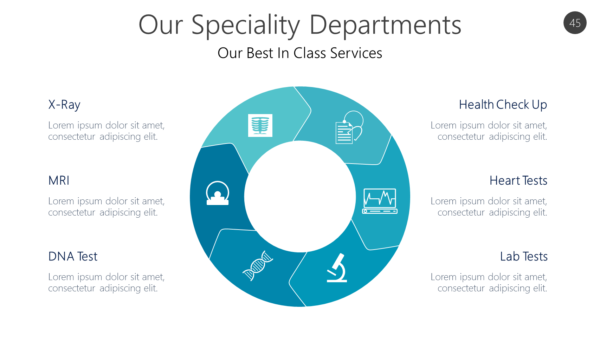Our Specialty Departments