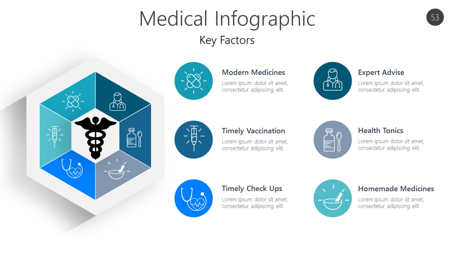 Free Download Medical Infographic Powerpoint Template In PowerPoint