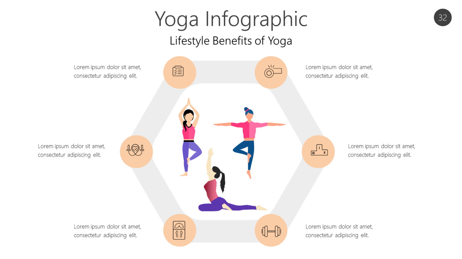 Free Download Lifestyle Benefits Of Yoga Powerpoint Template In PowerPoint