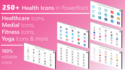 250+ health icons