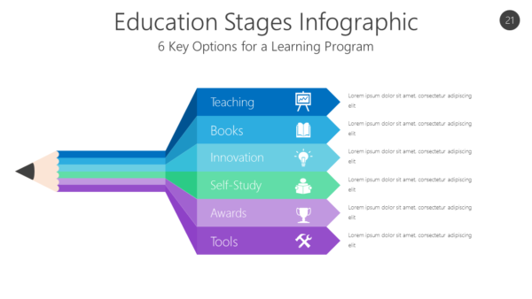 EDUB21 Education Stages Infographic-pptinfographics