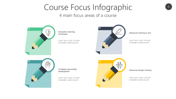 EDUO6 Course Focus Infographic-pptinfographics