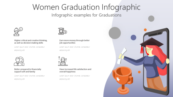 GRAD5 Women Graduation Infographic-pptinfographics
