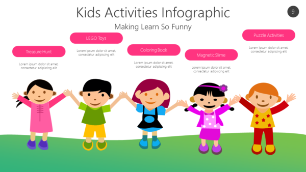 KILN9 Kids Activities Infographic-pptinfographics