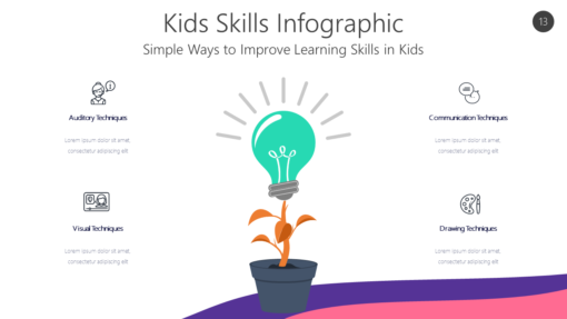 KIND13 Kids Skills Infographic-pptinfographics