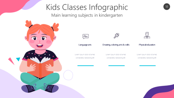 KIND18 Kids Classes Infographic-pptinfographics