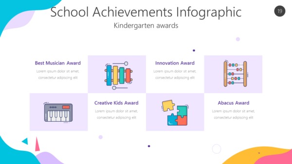 KIND19 School Achievements Infographic-pptinfographics