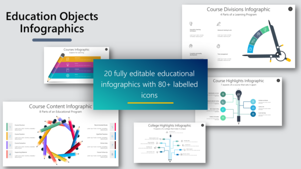 PEDUO1 Education Objects Infographics-pptinfographics