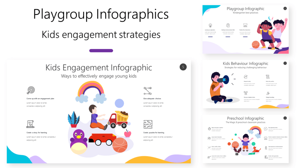 Engage Kids with Kindergarten Classroom Infographic Templates 4 Playgroup layout from kindergarten classroom infographic templates for teachers