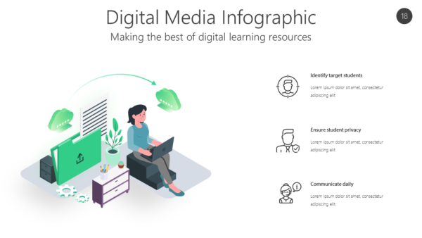 REED18 Digital Media Infographic-pptinfographics