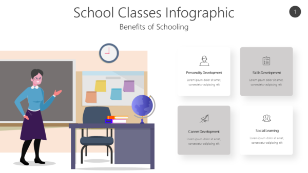 SCHL1 School Classes Infographic-pptinfographics