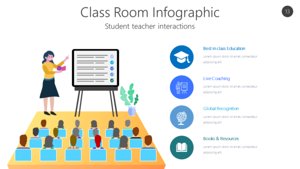 STUD13 Class Room Infographic-pptinfographics