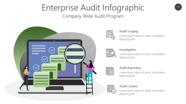 AUDI13 Enterprise Audit Infographic-pptinfographics