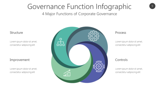 GOVR9 Governance Function Infographic-pptinfographics