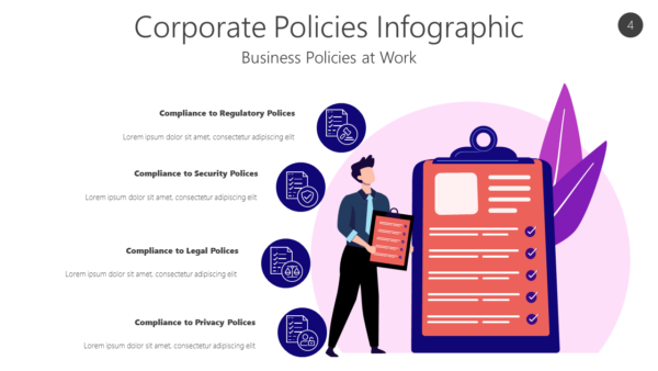 POLI4 Corporate Policies Infographic-pptinfographics