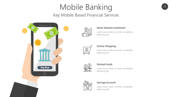 BANK11 Mobile Banking-pptinfographics
