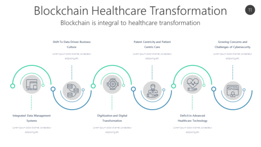 BCHC11 Blockchain Healthcare Transformation-pptinfographics