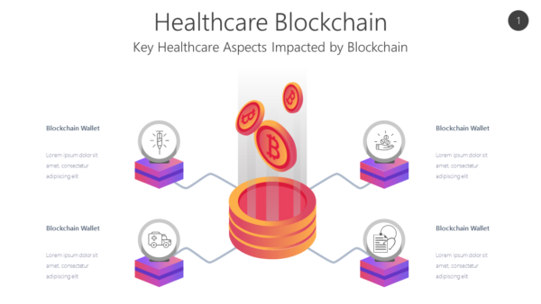 BCHC1 Healthcare Blockchain-pptinfographics
