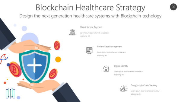 BCHC20 Blockchain Healthcare Strategy-pptinfographics