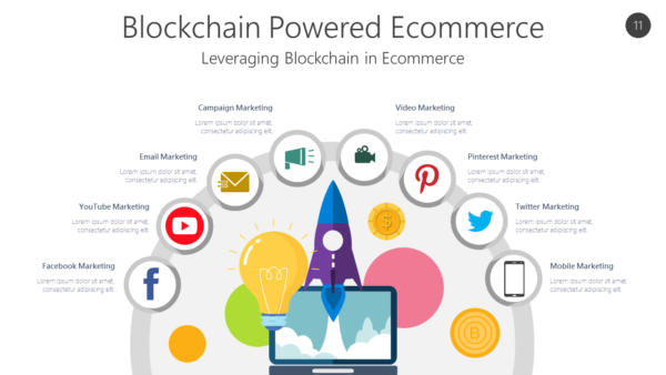 BCRE11 Blockchain Powered Ecommerce-pptinfographics