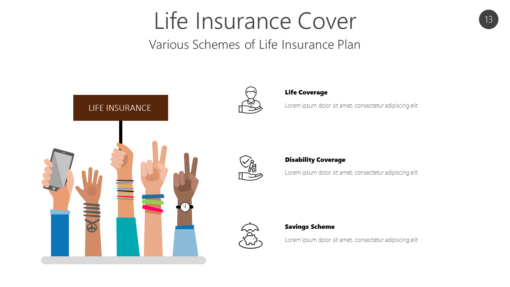 INSU13 Life Insurance Cover-pptinfographics