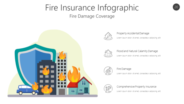INSU20 Fire Insurance Infographic-pptinfographics