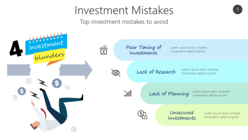 INVE9 Investment Mistakes-pptinfographics