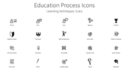 Education Process Icons