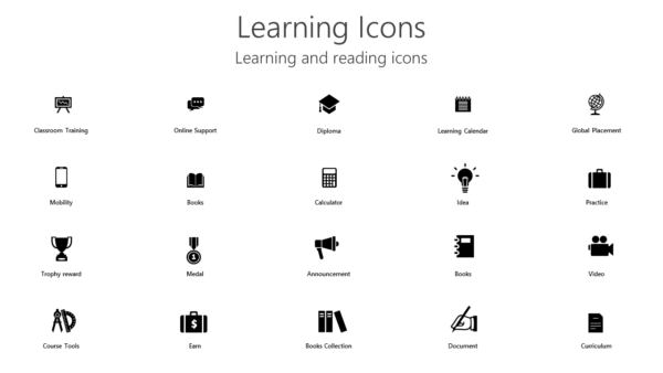 ICED8 Learning Icons-pptinfographics