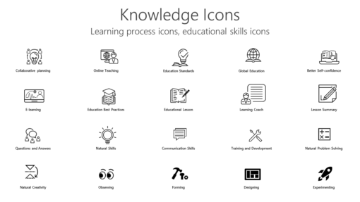 ICED9 Knowledge Icons-pptinfographics