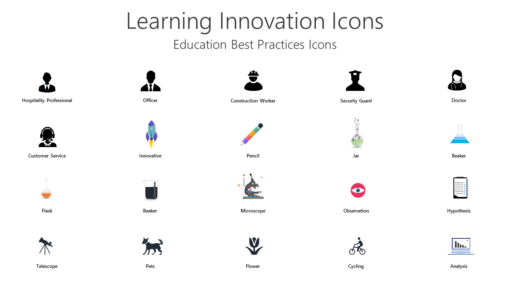 ICST4 Learning Innovation Icons-pptinfographics
