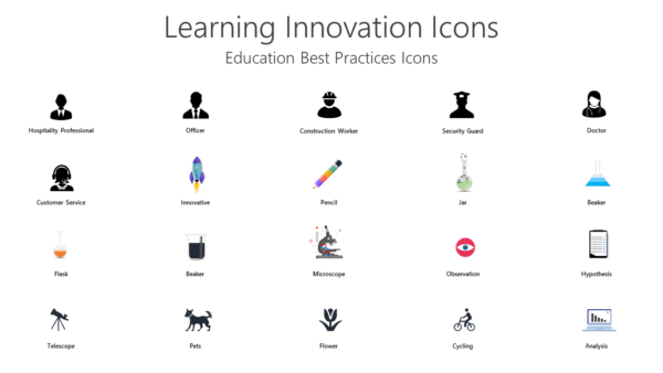 ICST4 Learning Innovation Icons-pptinfographics