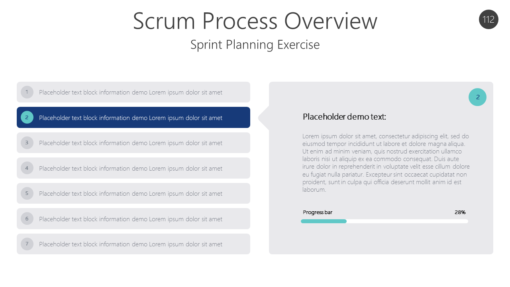AGL112 Scrum Process Overview-pptinfographics