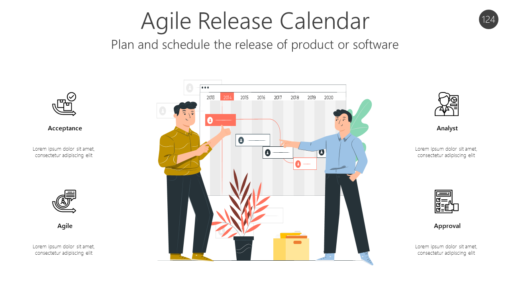 AGL124 Agile Release Calendar-pptinfographics