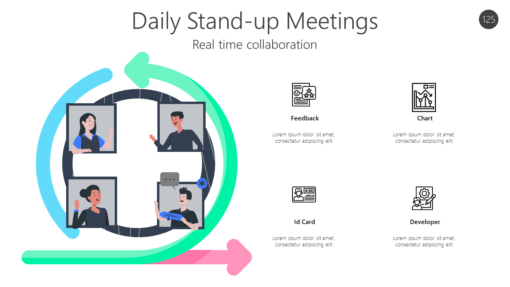 AGL125 Daily Stand up Meetings-pptinfographics