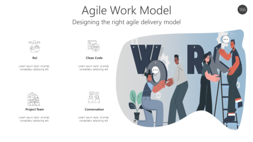 AGL166 Agile Work Model-pptinfographics