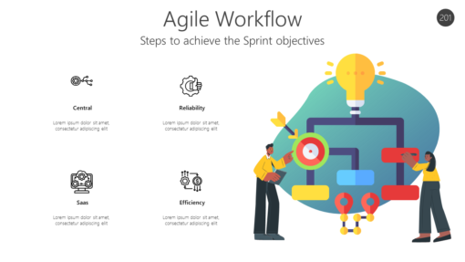 AGL201 Agile Workflow-pptinfographics
