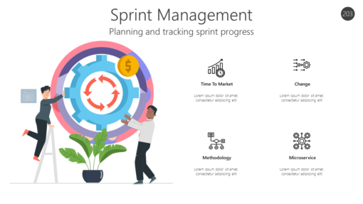 AGL203 Sprint Management-pptinfographics