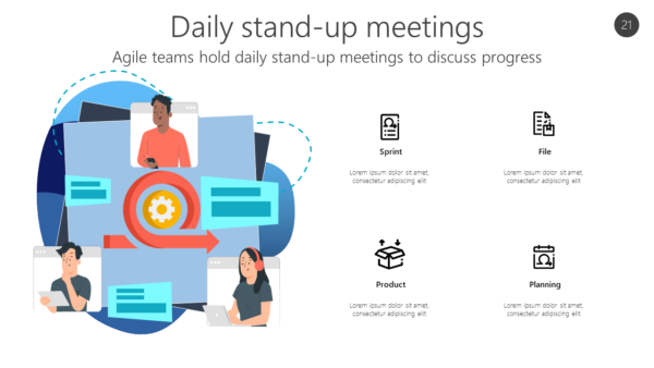 AGL21 Daily stand up meetings-pptinfographics