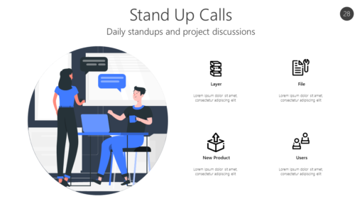 AGL28 Stand Up Calls-pptinfographics