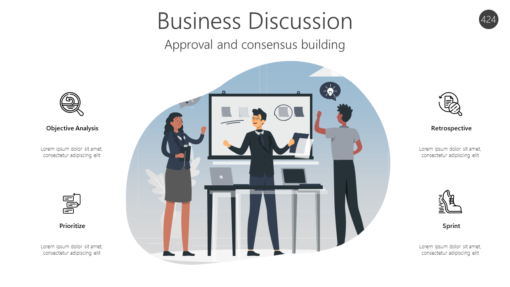 AGL424 Business Discussion-pptinfographics