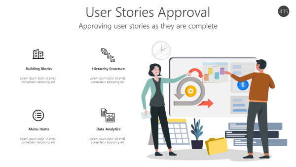 AGL435 User Stories Approval-pptinfographics