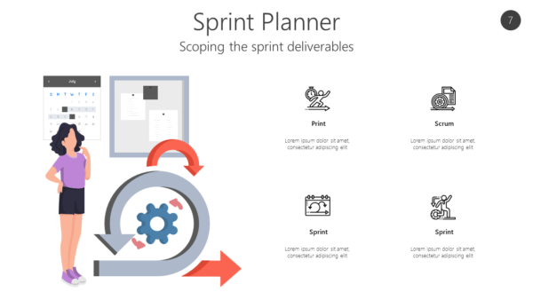 AGL7 Sprint Planner-pptinfographics