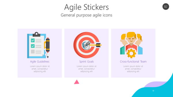 AGL82 Agile Stickers-pptinfographics