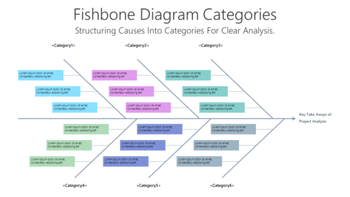 FW Fishbone Diagram Categories-pptinfographics