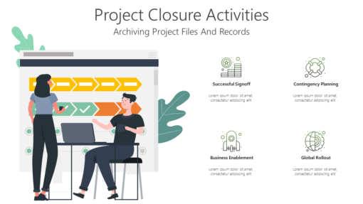 PCL Project Closure Activities-pptinfographics