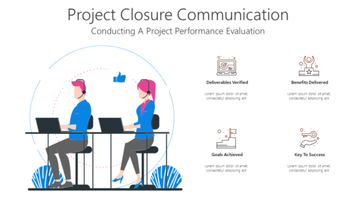 PCL Project Closure Communication-pptinfographics